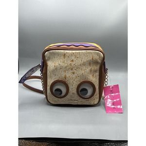 Betsey Johnson That's my Jam Crossbody Purse Peanut Butter and Jelly Purse NWT
